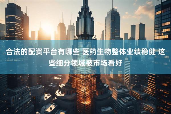 合法的配资平台有哪些 医药生物整体业绩稳健 这些细分领域被市场看好