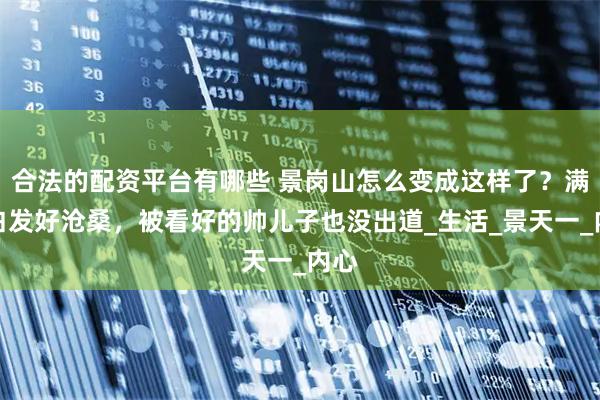 合法的配资平台有哪些 景岗山怎么变成这样了？满头白发好沧桑，被看好的帅儿子也没出道_生活_景天一_内心